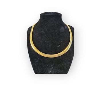 18k gold‎ plated reversible necklace